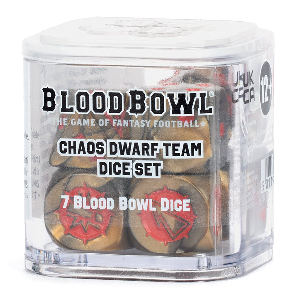 Blood Bowl Chaos Dwarf Team Dice Set (202-50)