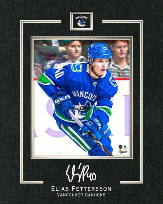 Elias Pettersson 16X20 Vancouver Canucks Framed Replica Signature