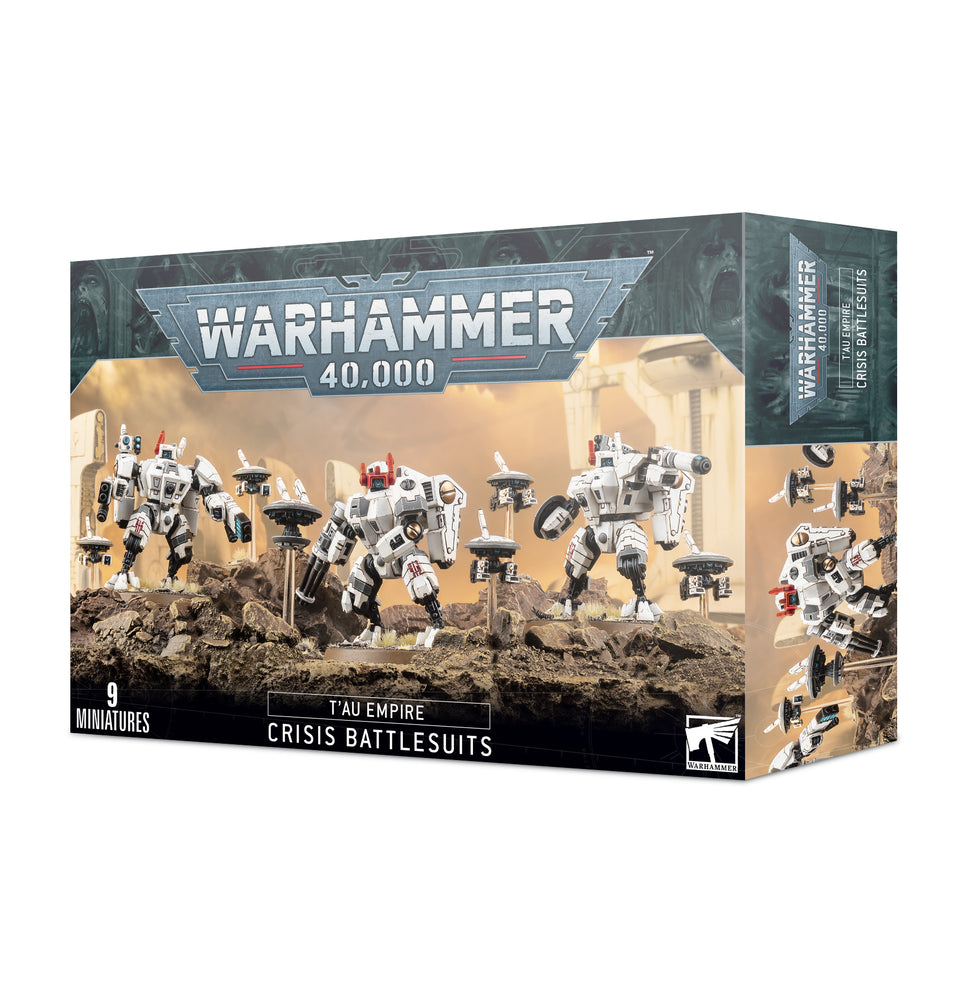 Warhammer 40,000 T'au Empire XV8 Crisis Battlesuits (56-07) - Pastime Sports & Games