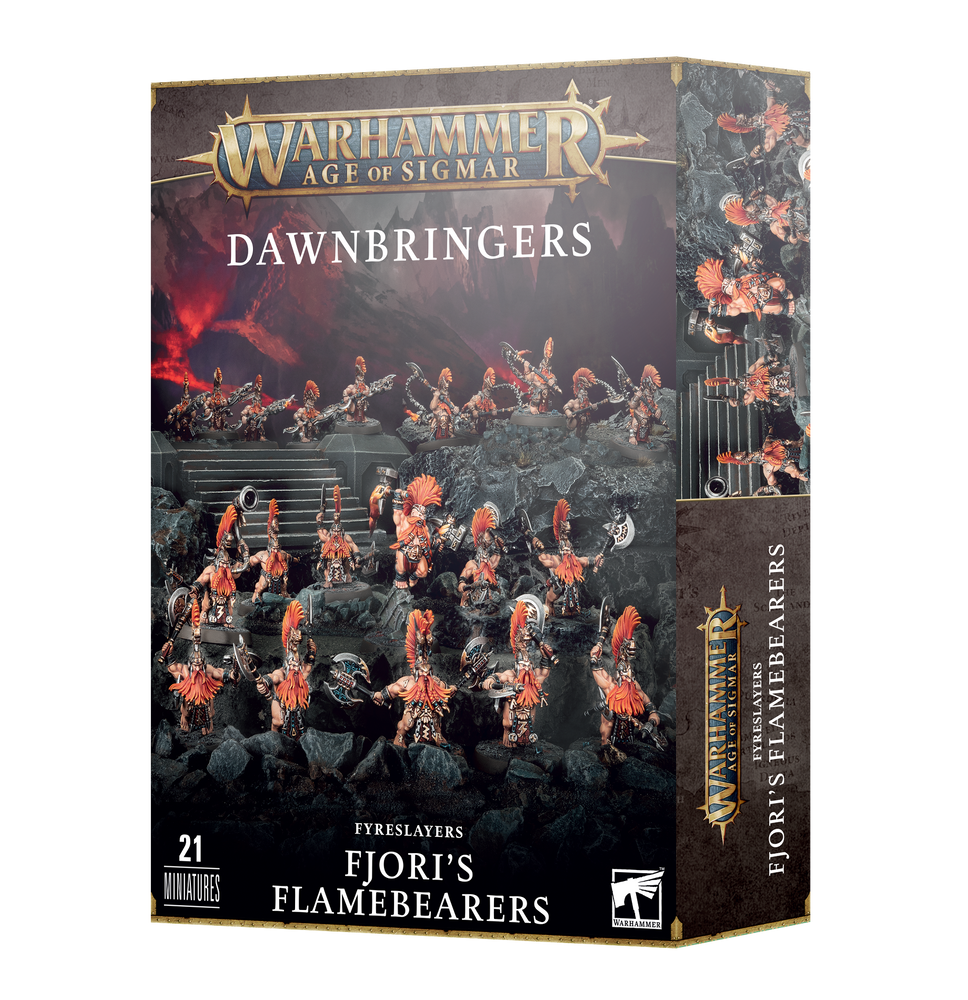 Warhammer Age Of Sigmar Dawnbringers Fyreslayers Fjori's Flamebearers (84-27) - Pastime Sports & Games