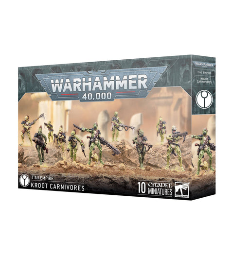 Warhammer 40,000 T'au Empire Kroot Carnivore Squad (56-48) - Pastime Sports & Games