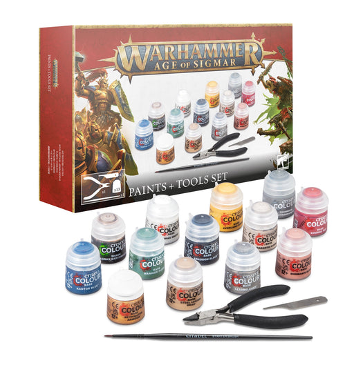 Warhammer Age Of Sigmar Paints + Tools (80-17)