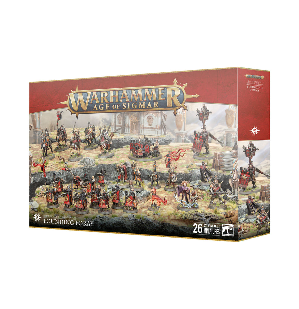 Warhammer Age Of Sigmar Cities of Sigmar Battleforce Founding Foray (86-29) - Pastime Sports & Games