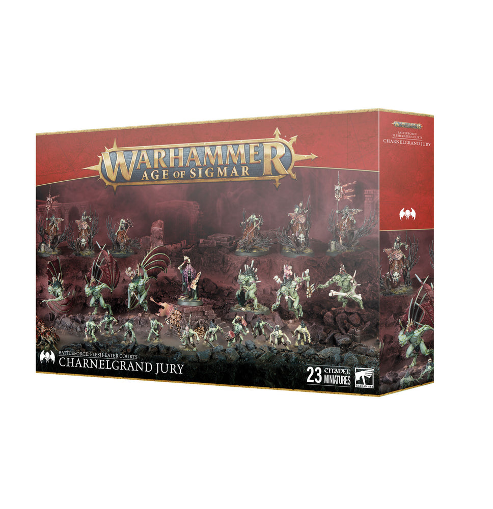 Warhammer Age Of Sigmar Battleforce Flesh-Eater Courts Charnelgrand Jury (91-68)