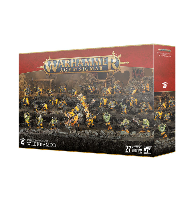 Warhammer Age Of Sigmar Battleforce Ironjawz Wrekkamob (89-86)