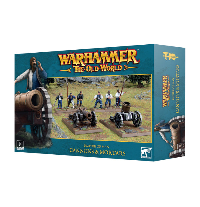 Warhammer The Old World Empire Of Man Cannons & Mortars - Pastime Sports & Games