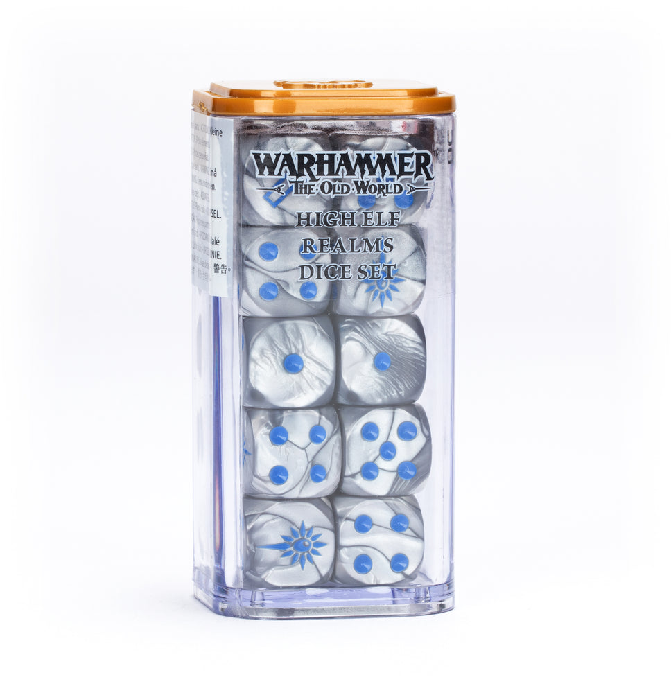 Warhammer The Old World High Elf Realms Dice Set (13-03) - Pastime Sports & Games