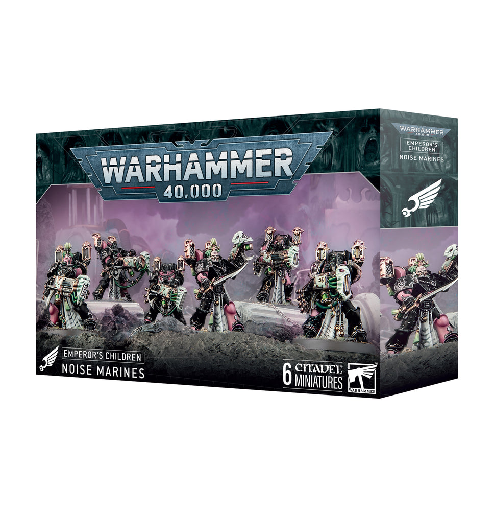 Warhammer 40,000 Emperor's Children Noise Marines (37-10) - Pastime Sports & Games