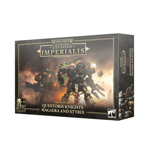 The Horus Heresy Legions Imperialis Mechanicum Questoris Knights Magaera and Styrix (03-88) - Pastime Sports & Games