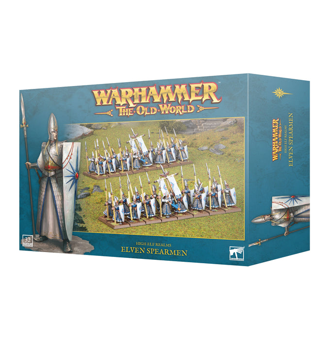 Warhammer The Old World High Elf Realms Elven Spearmen (13-15) - Pastime Sports & Games