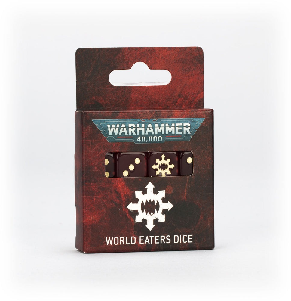 Warhammer 40,000 World Eaters Dice (67-03) - Pastime Sports & Games