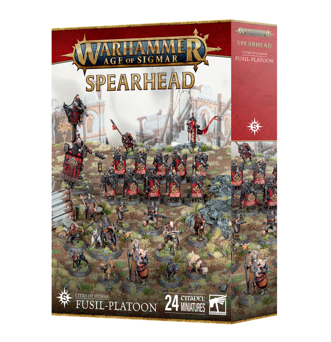 Warhammer Age of Sigmar Spearhead Cities of SIgmar Fusil-Platoon (70-862) - Pastime Sports & Games