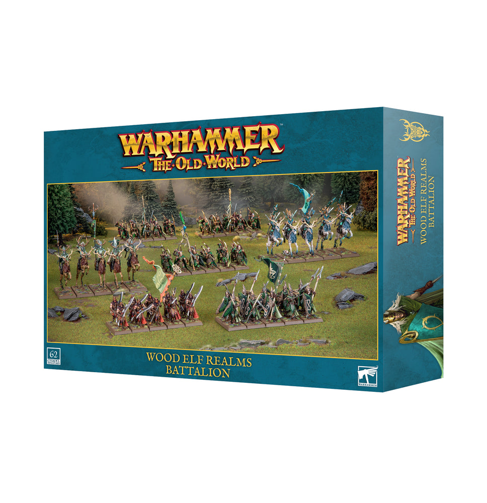 Warhammer The Old World Wood Elf Realms Battalion (13-109) - Pastime Sports & Games