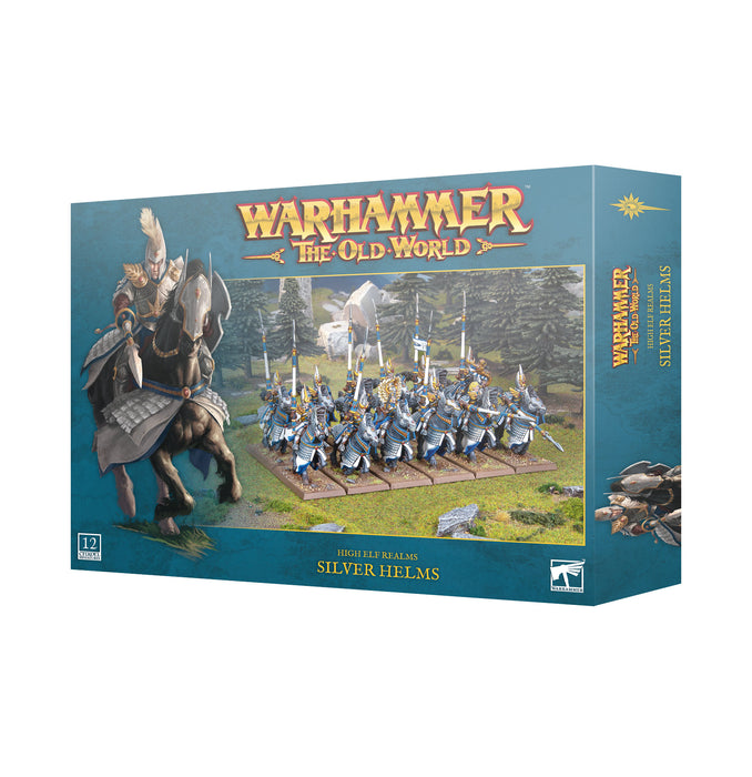 Warhammer The Old World High Elf Realms Silver Helms (13 -10) - Pastime Sports & Games