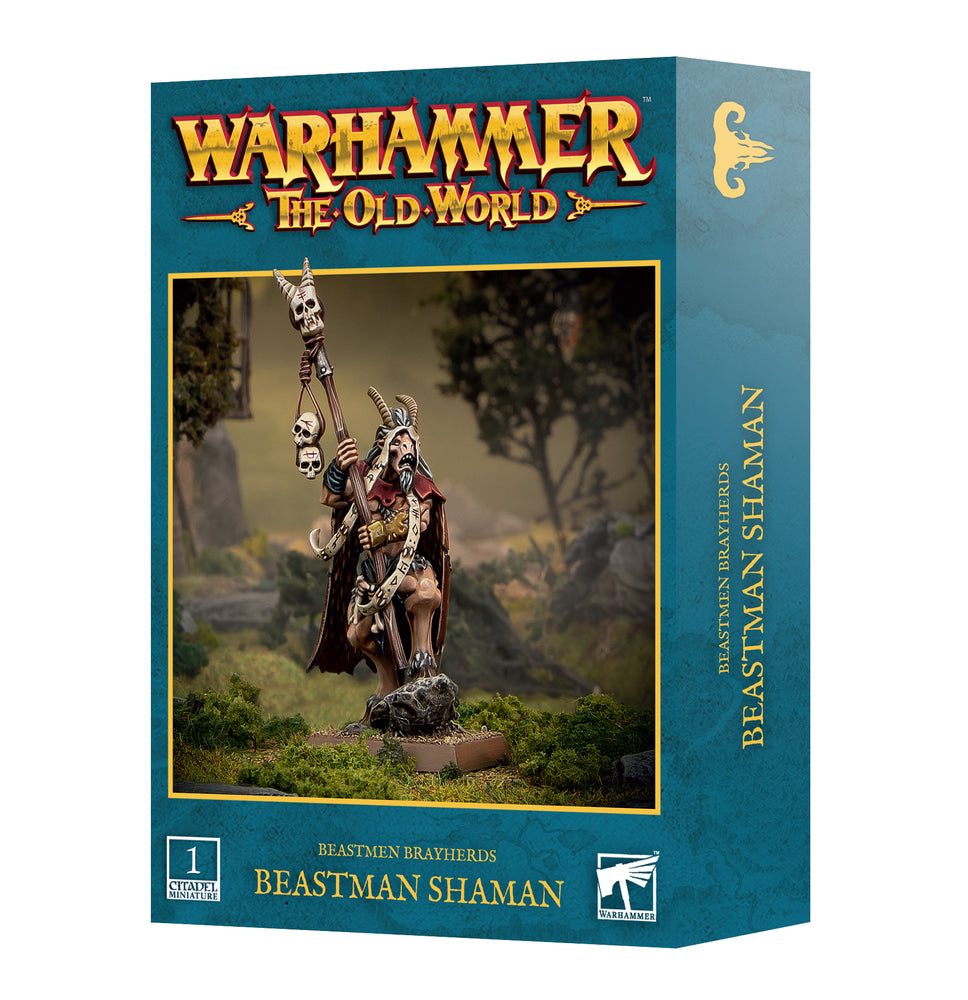 Warhammer The Old World Beastmen Brayherds Beastman Shaman (08-111) - Pastime Sports & Games