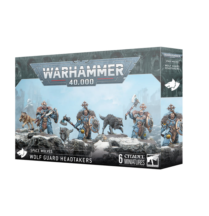 Warhammer 40,000 Space Wolves Wolf Guard Headtakers - Pastime Sports & Games