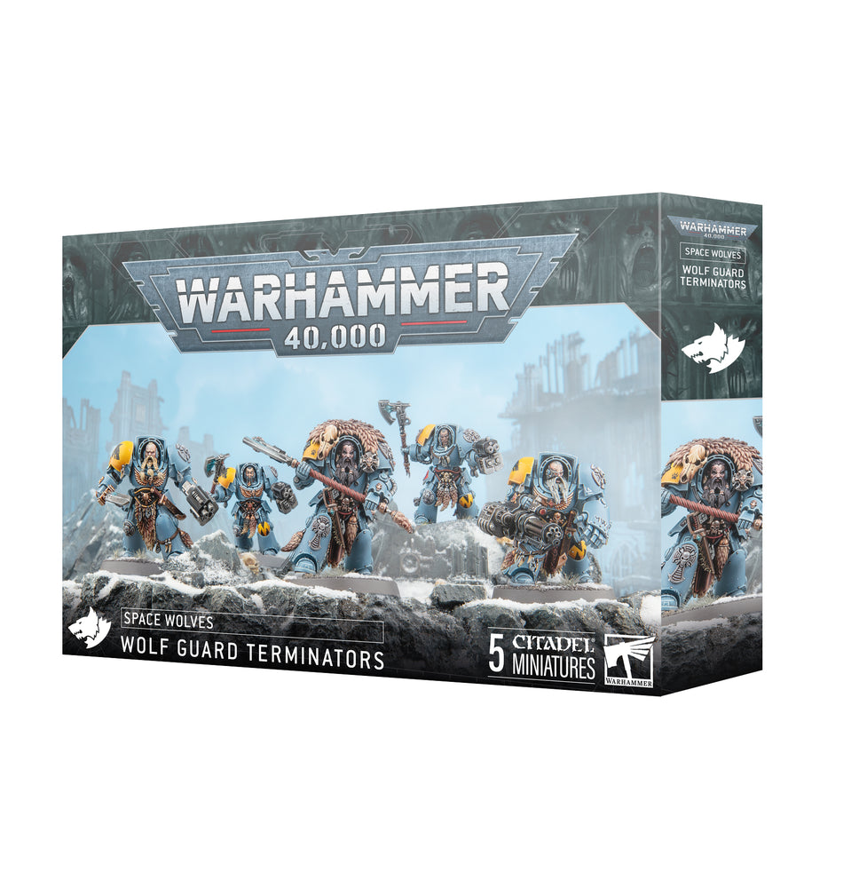 Warhammer 40,000 Space Wolves Wolf Guard Terminators - Pastime Sports & Games