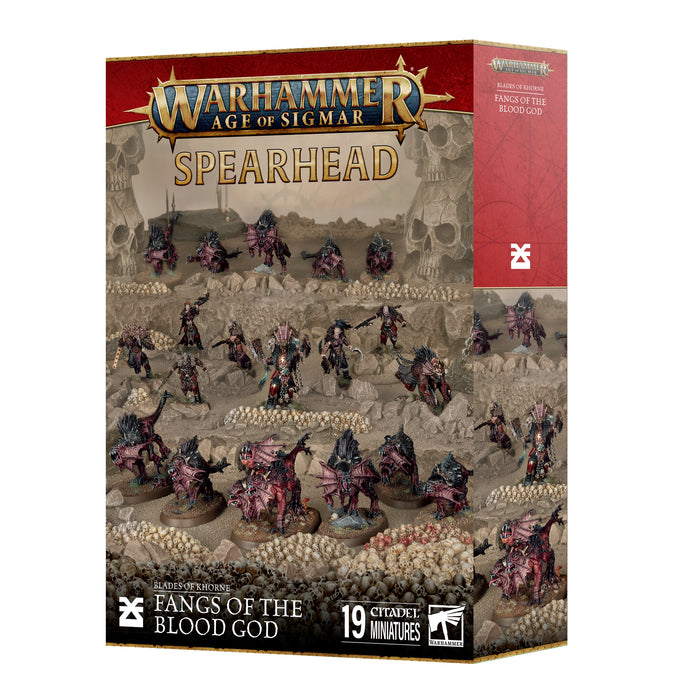 Warhammer Age of Sigmar Spearhead Blades of Khorne Fangs of the Blood God - Pastime Sports & Games