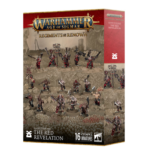 Warhammer Age of Sigmar Regiments of Renown The Red Revelation - Pastime Sports & Games