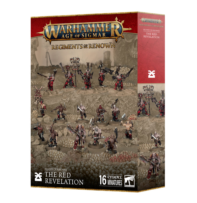 Warhammer Age of Sigmar Regiments of Renown The Red Revelation - Pastime Sports & Games