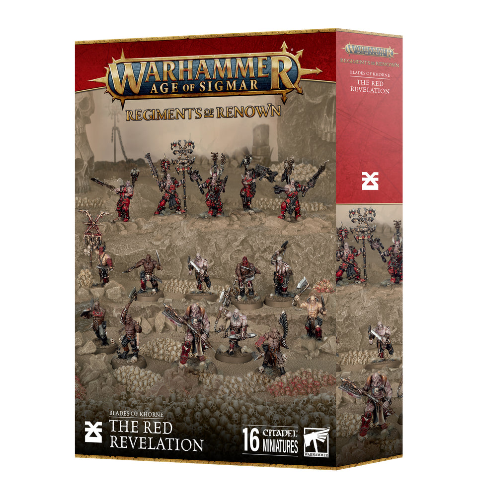Warhammer Age of Sigmar Regiments of Renown The Red Revelation - Pastime Sports & Games