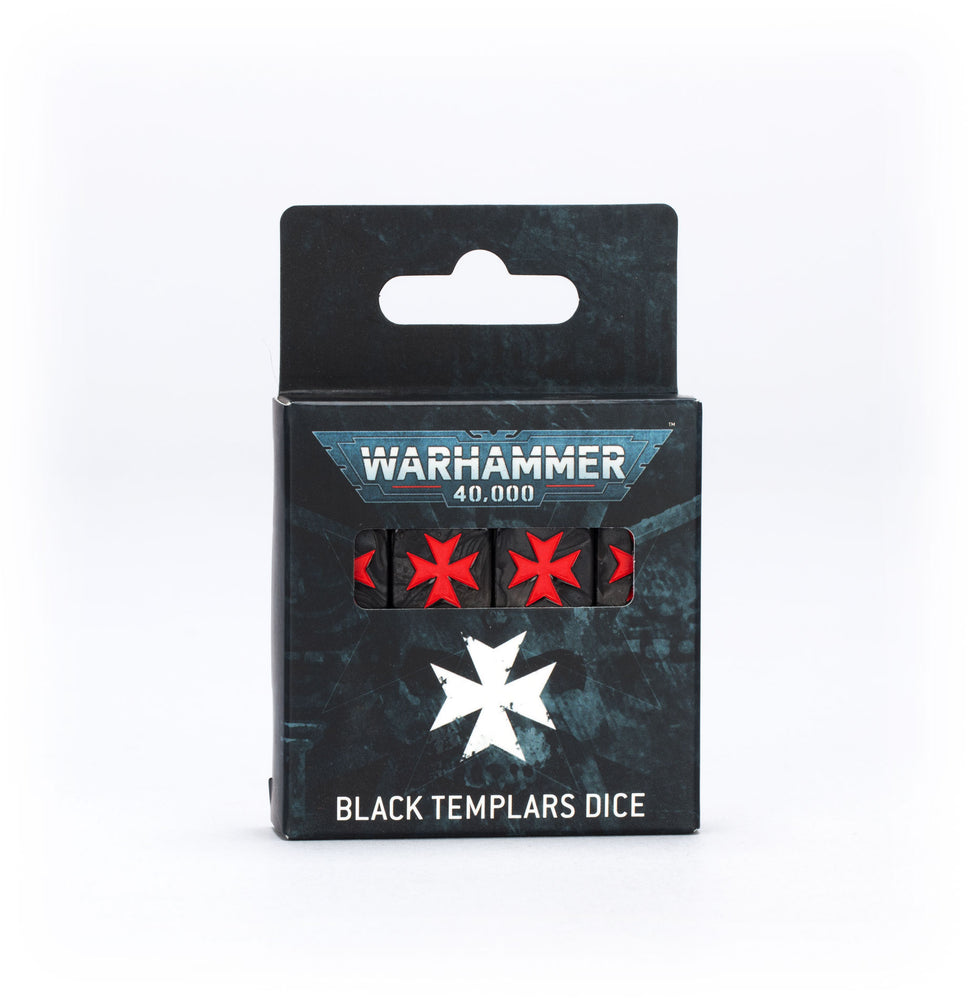 Warhammer 40,000 Black Templars Dice - Pastime Sports & Games