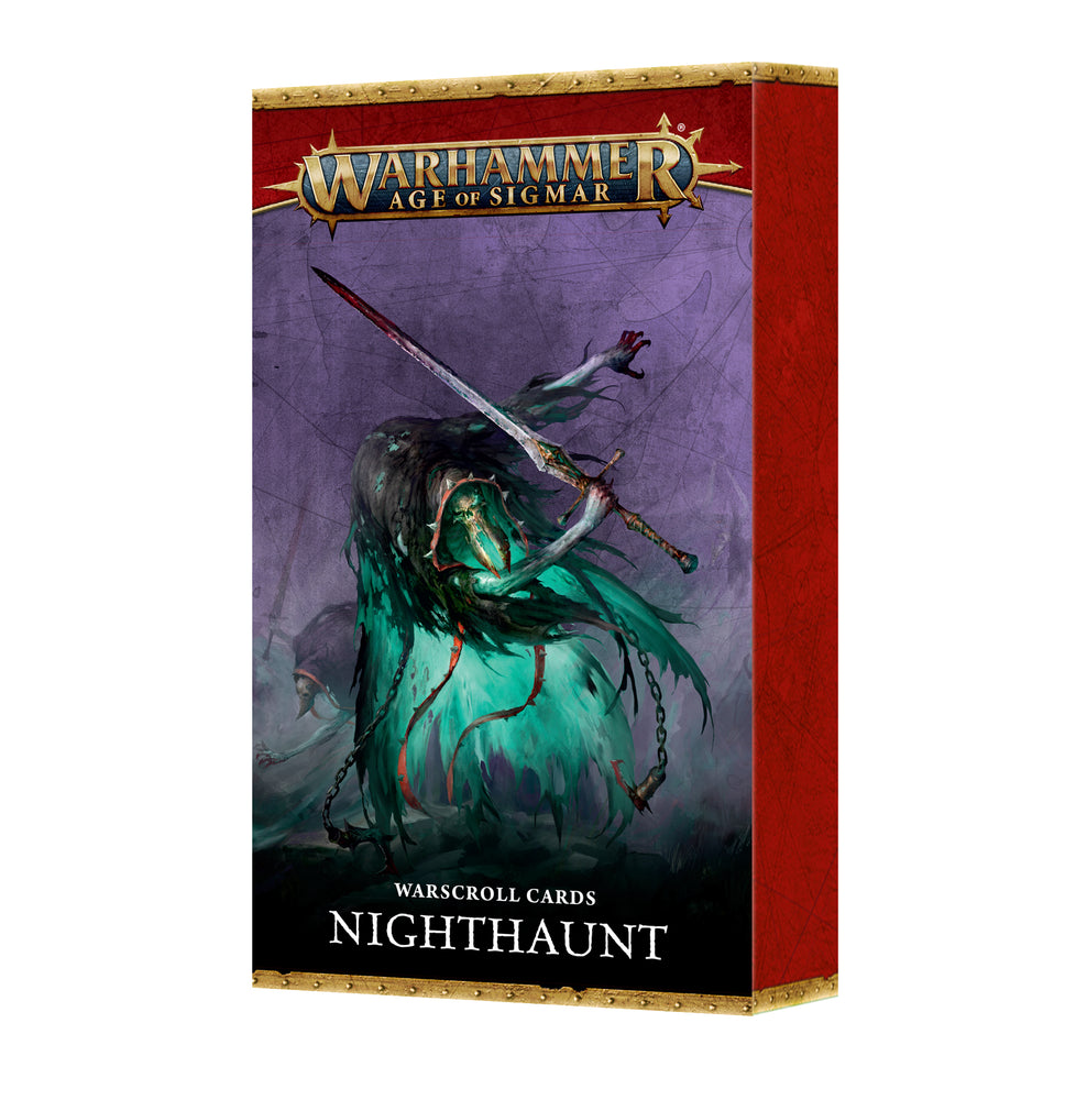Warhammer Age of Sigmar Nighthaunt Warscroll Cards - Pastime Sports & Games