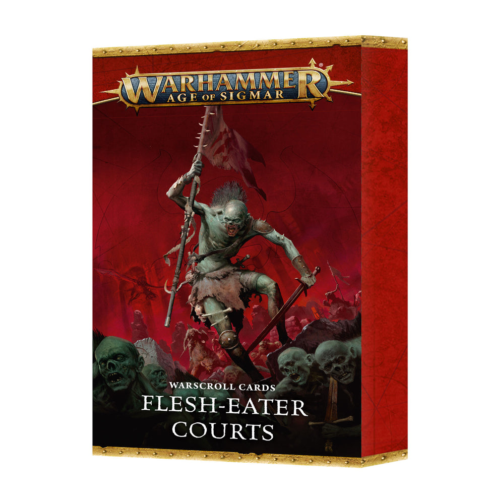 Warhammer Age of Sigmar Flesh-Eater Courts Warscroll Cards - Pastime Sports & Games