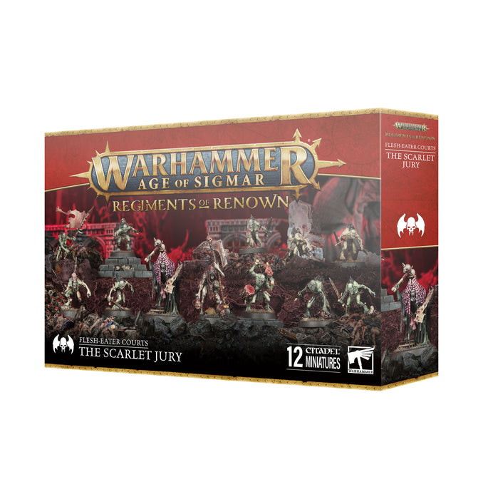 Warhammer Age Of Sigmar Flesh-Eater Courts The  Scarlet Jury - Pastime Sports & Games