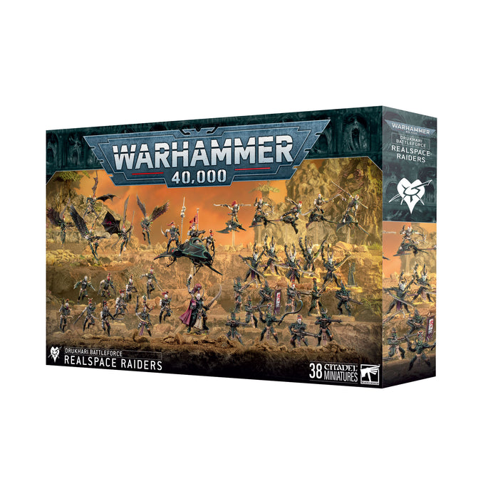 Warhammer 40,000 Realspace Raiders Drukhari Battleforce - Pastime Sports & Games