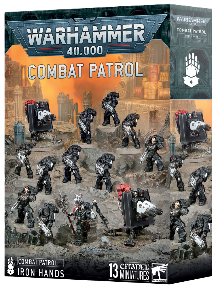 Warhammer 40,000 Combat Patrol Iron Hands Space Marines - Pastime Sports & Games