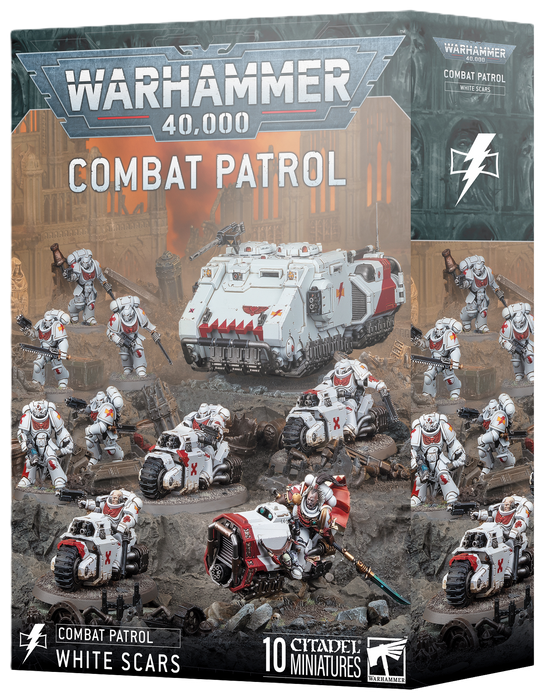 Warhammer 40,000 Combat Patrol White Scars Space Marines - Pastime Sports & Games