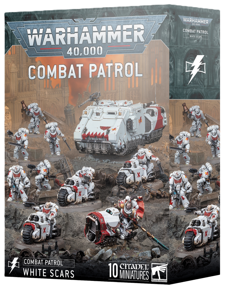 Warhammer 40,000 Combat Patrol White Scars Space Marines - Pastime Sports & Games