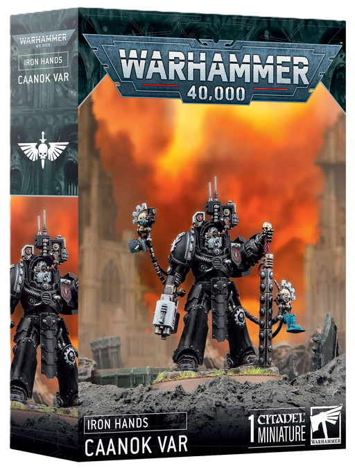 Warhammer 40,000 Space Marines Iron Hands Caanok Var - Pastime Sports & Games