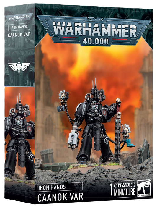 Warhammer 40,000 Space Marines Iron Hands Caanok Var - Pastime Sports & Games