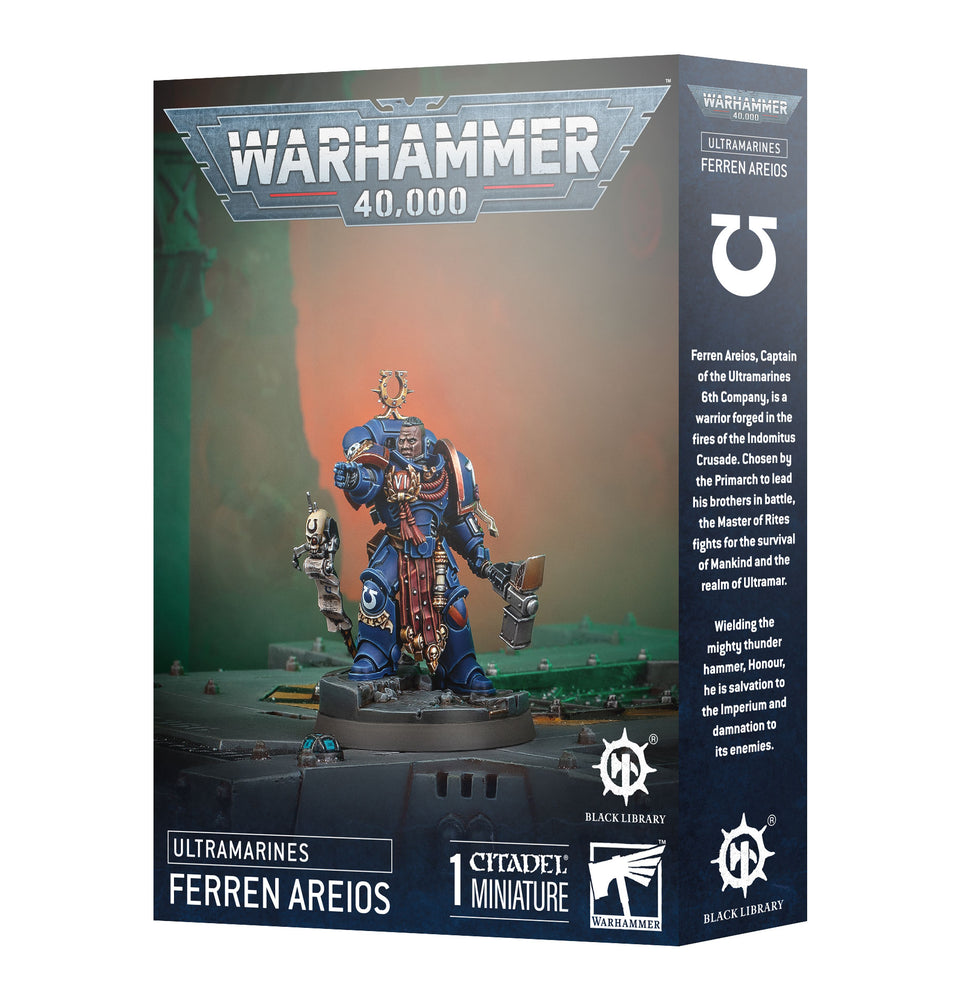 Warhammer 40,000 Space Marines Ultramarines Ferren Areios