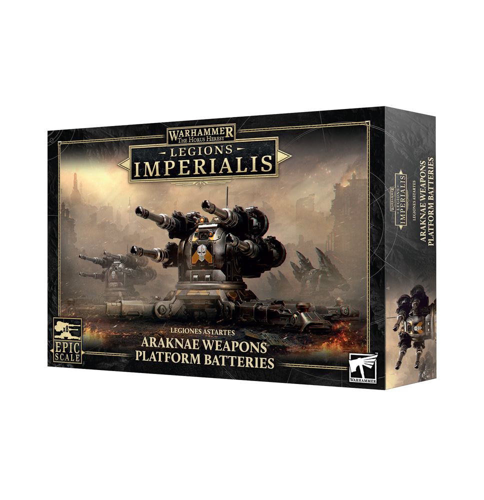 Warhammer The Horus Heresy Legions Imperialis Legiones Astartes Araknae Weapons Platform Batteries