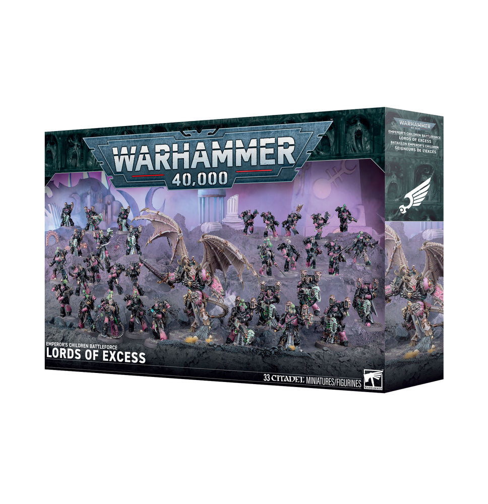Warhammer 40,000 Emperor's Children Battleforce Lords of Excess - Pastime Sports & Games
