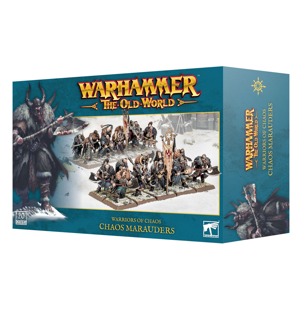 Warhammer The Old World Warriors of Chaos Chaos Marauders - Pastime Sports & Games