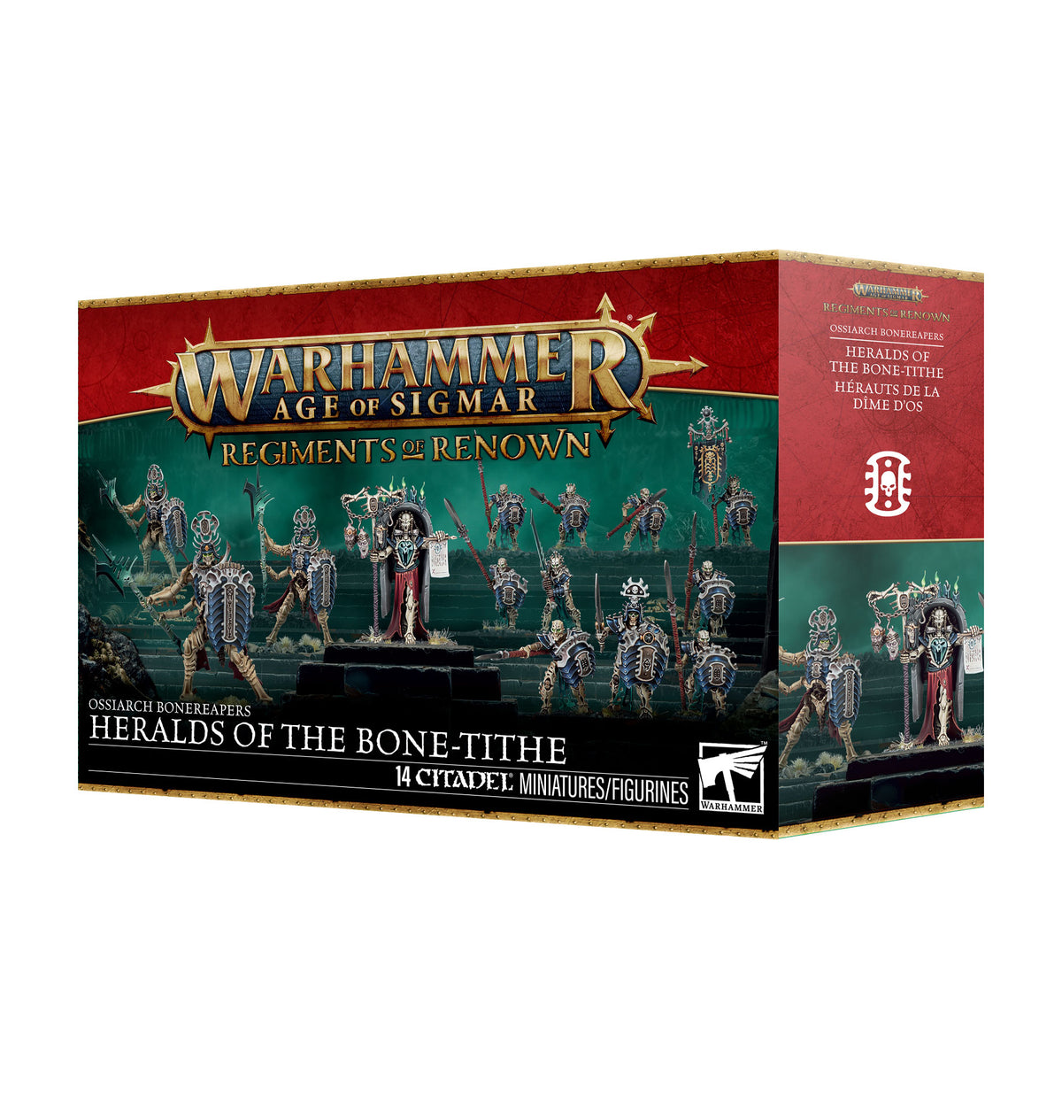 Warhammer Age of Sigmar Ossiarch Bonereapers Regiments of Renown Heral ...