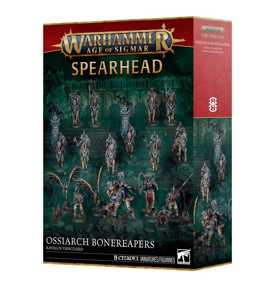 Warhammer Age of Sigmar Spearhead Ossiarch Bonereapers Kavalos Vanguard - Pastime Sports & Games