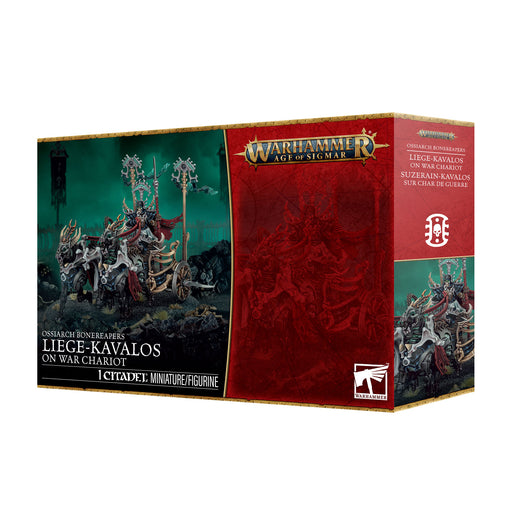 Warhammer Age of Sigmar Ossiarch Bonereapers Liege-Kavalos on War Chariot - Pastime Sports & Games