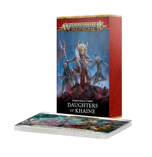 Warhammer Age of Sigmar Daughters of Khaine Warscroll Cards - Pastime Sports & Games
