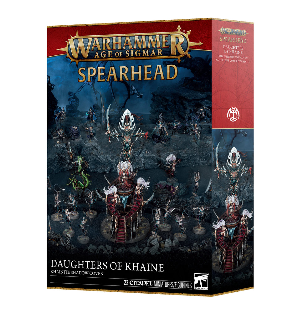 Warhammer Age of Sigmar Spearhead Daughters of Khaine Khainite Shadow  Coven - Pastime Sports & Games