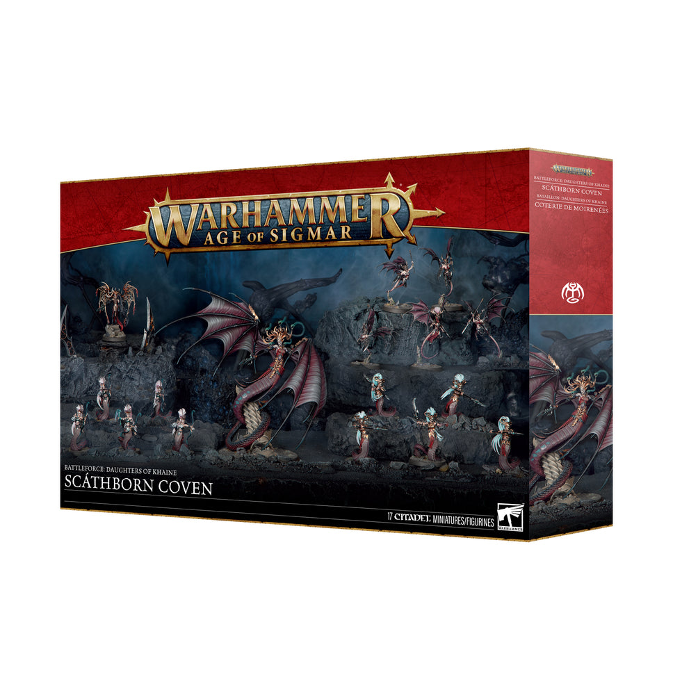 Warhammer Age of Sigmar Daughters of Khaine Battleforce Scathborn Coven - Pastime Sports & Games