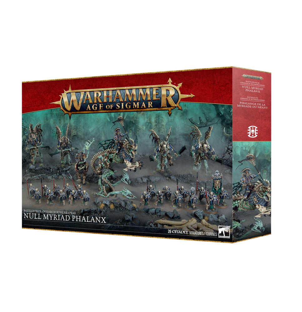 Warhammer Age of Sigmar Ossiarch Bonereaper Battleforce Null Myriad Phalanx - Pastime Sports & Games