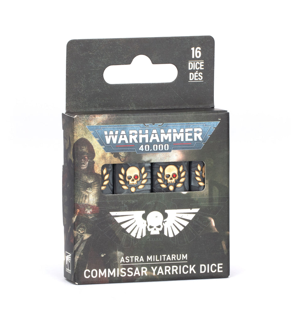 Warhammer 40,000 Astra Militarum Comissar Yarrick Dice Set - Pastime Sports & Games