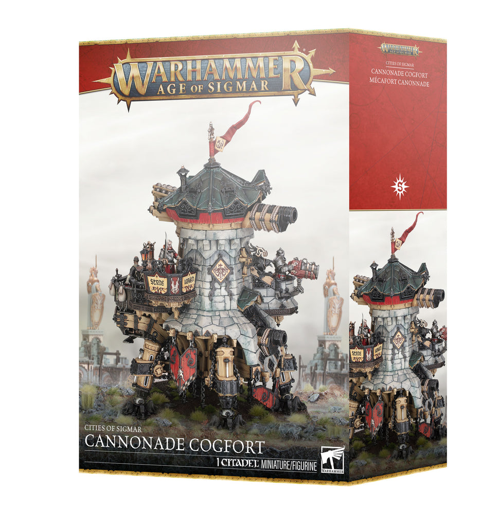 Warhammer Age of Sigmar Cities of Sigmar Cannonade/Conqueror Cogfort - Pastime Sports & Games