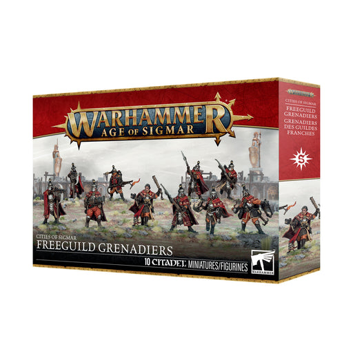 Warhammer Age of Sigmar Cities of Sigmar Freeguild Grenadiers - Pastime Sports & Games
