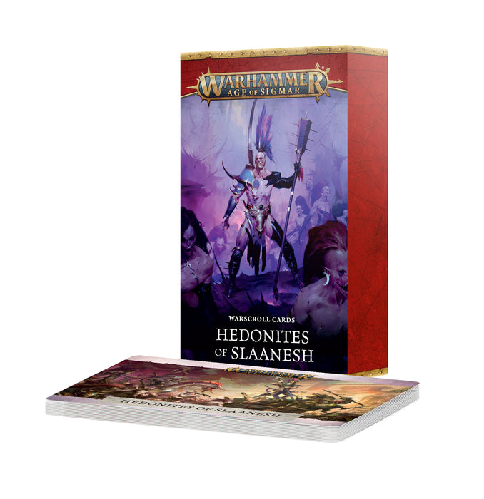 Warhammer Age Of Sigmar Warscroll Cards Hedonites Of Slaanesh